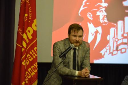105-летие Великого Октября: открытое партийное собрание в городе Иваново