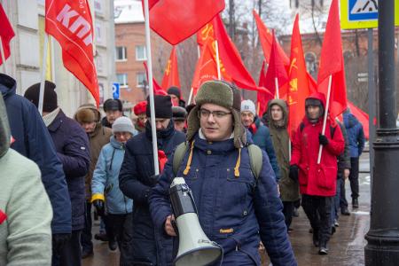 "Вернём завоевания Октября!": коммунисты Томской области отметили 105-ю годовщину Октябрьской революции