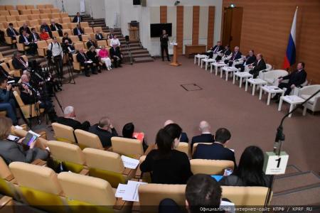 Репортаж о встрече депутатов КПРФ в Госдуме с Министром культуры Ольгой Любимовой