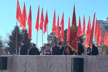 Амурская область. «От идей революции никогда не отступим»: в Благовещенске состоялся митинг по случаю 105-летия Великого Октября