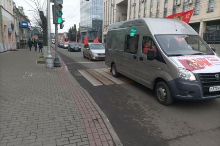 Пенза. Красный автопробег в канун Великого Октября