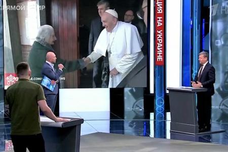 Дмитрий Новиков на Первом канале о лицемерной провокации Папы Римского и том, что солдаты России идут в бой за Пушкина и Шолохова, а не за Пелевина и Собчак