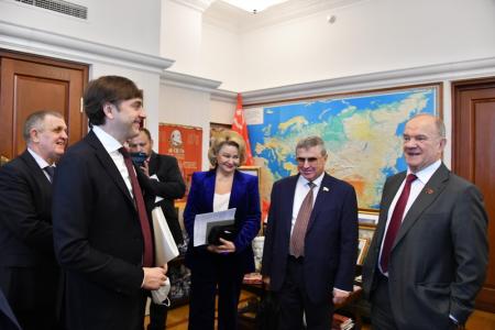 Депутаты фракции КПРФ в Госдуме провели встречу с министром просвещения РФ С.С. Кравцовым