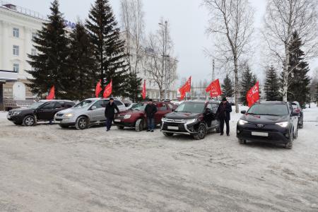 В Архангельской области проходят праздничные автопробеги в честь 100-летия СССР