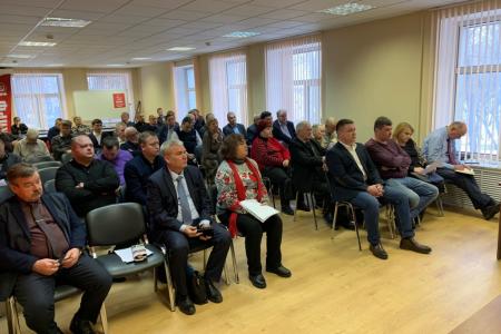 Московская область. Состоялось совещание первых секретарей городских организаций МК КПРФ