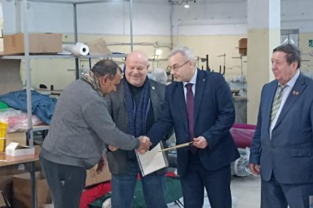 Московская область. По поручению депутата КПРФ Александра Наумова состоялось награждение работников предприятий в Кашире