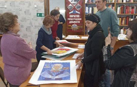 Саратов. Продолжается подведение итогов конкурса "Великий, могучий Советский Союз"