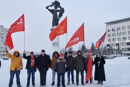 Ямало-Ненецкий автономный округ. Автопробег под лозунгом «Наша Родина СССР!»