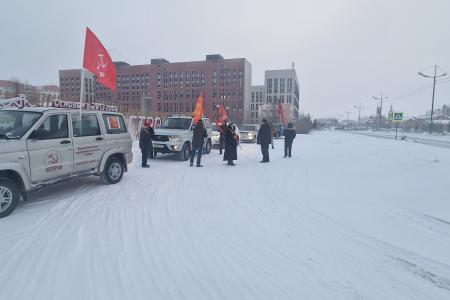 Ямало-Ненецкий автономный округ. Автопробег под лозунгом «Наша Родина СССР!»
