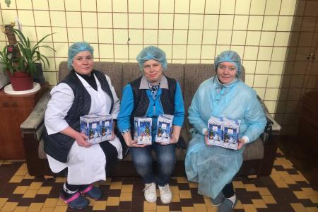 Дети из Запорожской области получили новогодние подарки от КПРФ