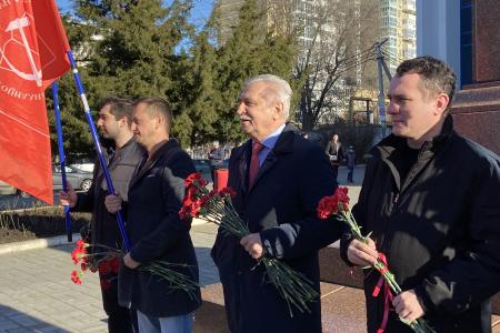 Краснодарский край. Коммунисты и сторонники партии отметили День 100-летия Советского Союза
