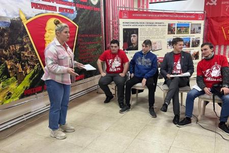 Третий день слета комсомольцев Северного Кавказа
