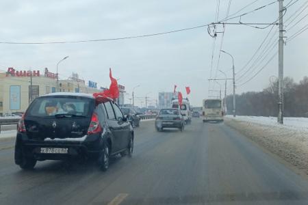 Автопробег в честь 100-й годовщины СССР в Рязани