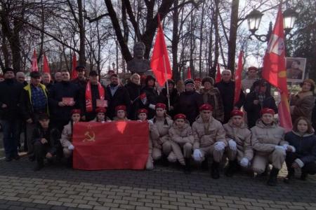 Краснодарский край, Белореченск. Активисты КПРФ Кубани и Республики Адыгея отметили День рождения И.В. Сталина