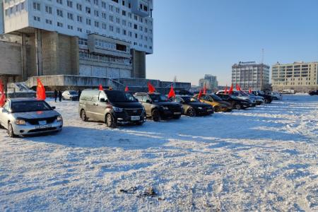 Калининградские коммунисты провели автопробег в честь 100-летия создания СССР