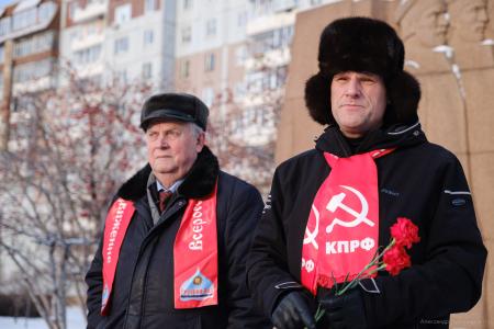 Красноярский край. КПРФ провела памятные мероприятия в честь 143-й годовщины со дня рождения И.В. Сталина