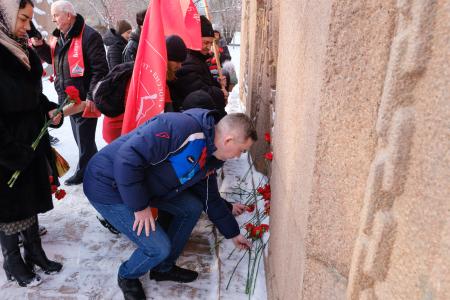 Красноярский край. КПРФ провела памятные мероприятия в честь 143-й годовщины со дня рождения И.В. Сталина