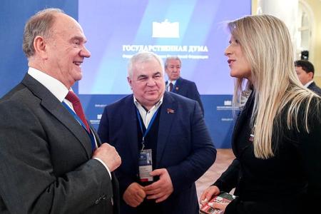 Г.А. Зюганов выступил на международной конференции «Роль взаимодействия фракций политических партий и блоков в межпарламентском сотрудничестве стран СНГ»