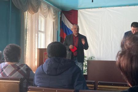 Рабочий визит депутата Государственной Думы ФС РФ В.М. Мархаева в Забайкалье