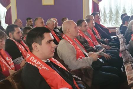 Казбек Тайсаев и Александр Ющенко для проведения учредительных конференций КПРФ прибыли на Донбасс