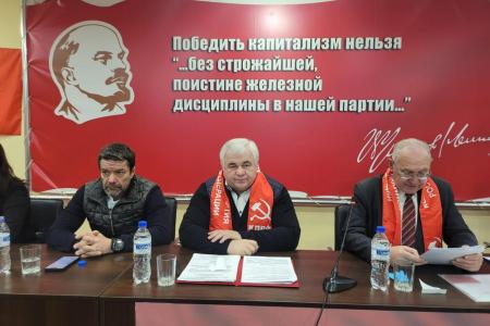 Казбек Тайсаев и Александр Ющенко приняли участие в Учредительной Конференции КПРФ в ДНР
