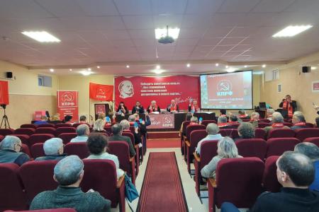 Казбек Тайсаев и Александр Ющенко приняли участие в Учредительной Конференции КПРФ в ДНР