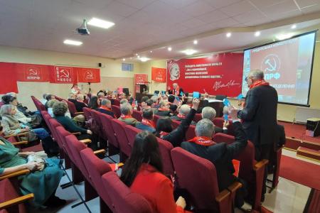 Казбек Тайсаев и Александр Ющенко приняли участие в Учредительной Конференции КПРФ в ДНР