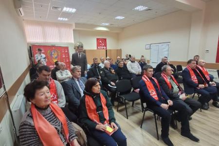 Казбек Тайсаев, Александр Ющенко, Алексей Куринный и Айрат Гибатдинов приняли участие в Учредительной Конференции Запорожского регионального (областного) отделения КПРФ