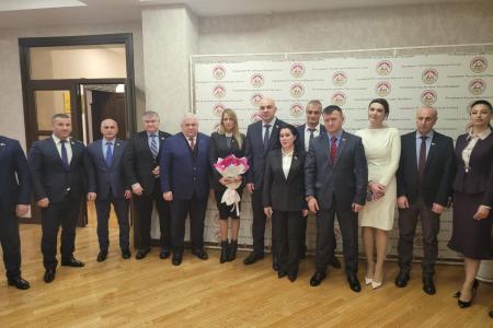 Казбек Тайсаев совместно с делегацией от Государственной Думы РФ прибыл в Южную Осетию