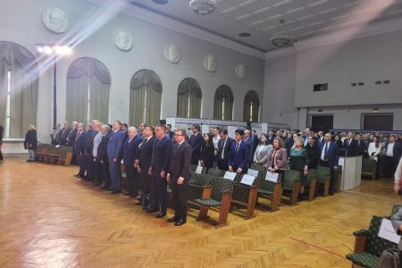 Казбек Тайсаев, Мария Прусакова и Айрат Гибатдинов поздравили с днем рождения коллектив Московского автомобильно-дорожного государственного технического университета