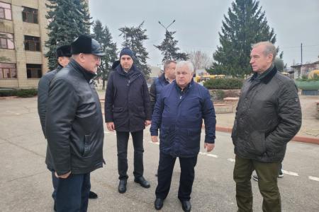 Казбек Тайсаев, Сергей Левченко, Ольга Ефимова совместно с делегацией от Государственной Думы прибыли в Луганскую Народную Республику