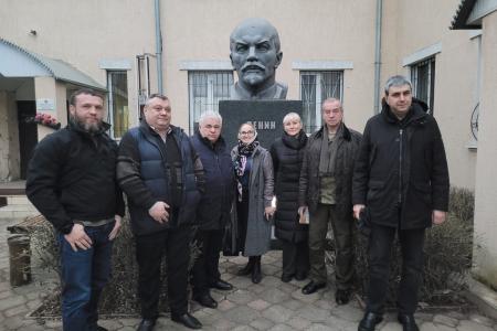 Казбек Тайсаев, Сергей Левченко, Ольга Ефимова совместно с делегацией от Государственной Думы прибыли в Луганскую Народную Республику