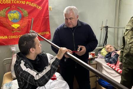 Казбек Тайсаев, Сергей Левченко, Ольга Ефимова совместно с делегацией от Государственной Думы прибыли в Луганскую Народную Республику