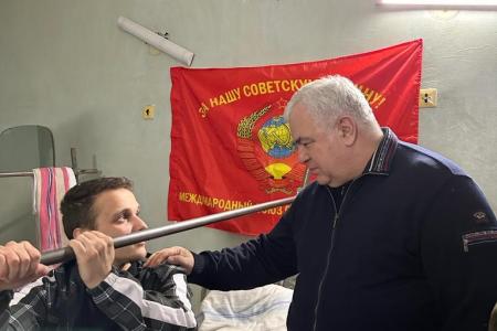 Казбек Тайсаев, Сергей Левченко, Ольга Ефимова совместно с делегацией от Государственной Думы прибыли в Луганскую Народную Республику