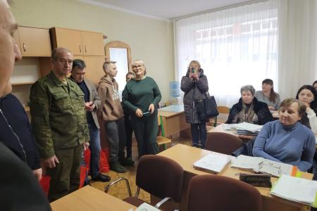Рабочая поездка делегации КПРФ во главе с Казбеком Тайсаевым, Сергеем Левченко, Ольгой Ефимовой в ДНР