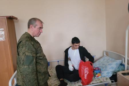 Рабочая поездка делегации КПРФ во главе с Казбеком Тайсаевым, Сергеем Левченко, Ольгой Ефимовой в ДНР