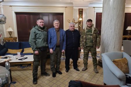 Рабочая поездка делегации КПРФ во главе с Казбеком Тайсаевым, Сергеем Левченко, Ольгой Ефимовой в ДНР