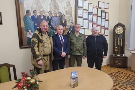 Рабочая поездка делегации КПРФ во главе с Казбеком Тайсаевым, Сергеем Левченко, Ольгой Ефимовой в ДНР
