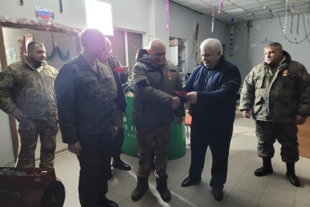 Рабочая поездка делегации КПРФ во главе с Казбеком Тайсаевым, Сергеем Левченко, Ольгой Ефимовой в ДНР