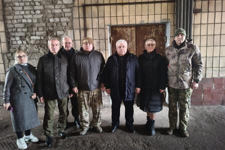 Рабочая поездка делегации КПРФ во главе с Казбеком Тайсаевым, Сергеем Левченко, Ольгой Ефимовой в ДНР