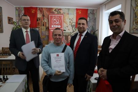 В Орловской области состоялся шахматный турнир КПРФ «Красная ладья»