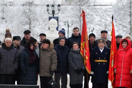 СССР – 100 лет. В Архангельске после реставрации открыли бюст основателю первого в мире Советского государства В.И. Ленину