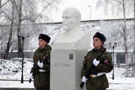 СССР – 100 лет. В Архангельске после реставрации открыли бюст основателю первого в мире Советского государства В.И. Ленину