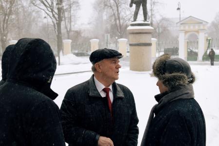 Состоялся рабочий визит лидера КПРФ Геннадия Зюганова в город Ленинград / Санкт-Петербург