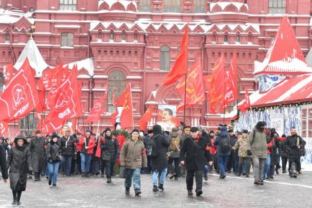 В Москве прошла торжественная акция, посвященная 143-й годовщине со Дня рождения И.В. Сталина