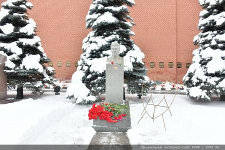 В Москве прошла торжественная акция, посвященная 143-й годовщине со Дня рождения И.В. Сталина