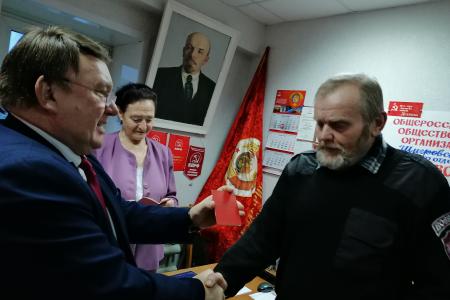 Курская область. Н.Н. Иванов принял участие в работе пленума Щигровского местного отделения КПРФ