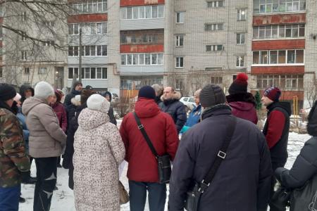 Первый секретарь Рязанского обкома КПРФ Д.С. Сидоров встретился с жителями поселка Шлаковый