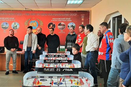 III этап Открытого Кубка России по настольному хоккею в Иванове прошел при поддержке КПРФ и Ленинского Комсомола