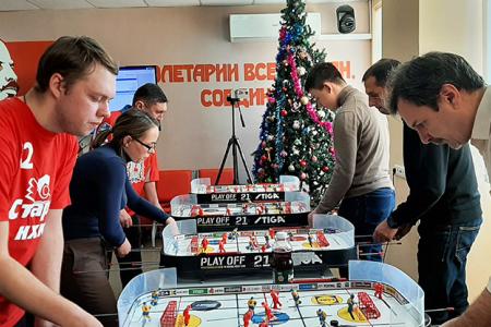 III этап Открытого Кубка России по настольному хоккею в Иванове прошел при поддержке КПРФ и Ленинского Комсомола